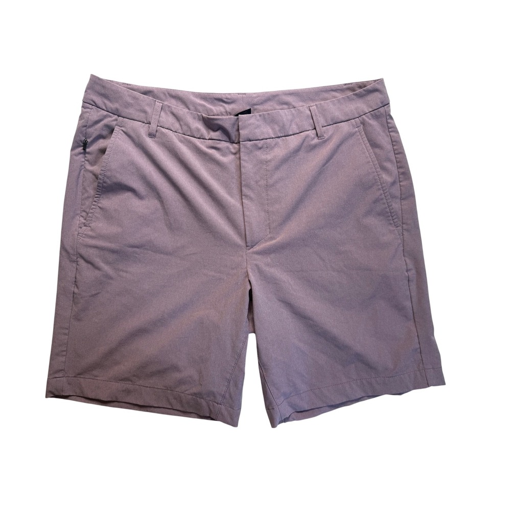 All In Motion Mens Mauve Purple Golf Shorts Size 36 Performance Stretch Pockets